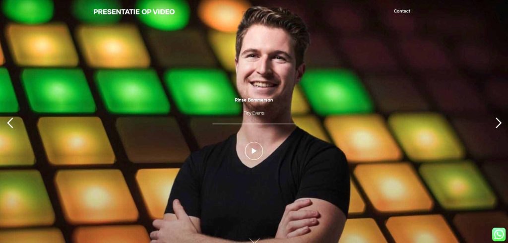 Afbeelding van Presentatie op Video.nl.